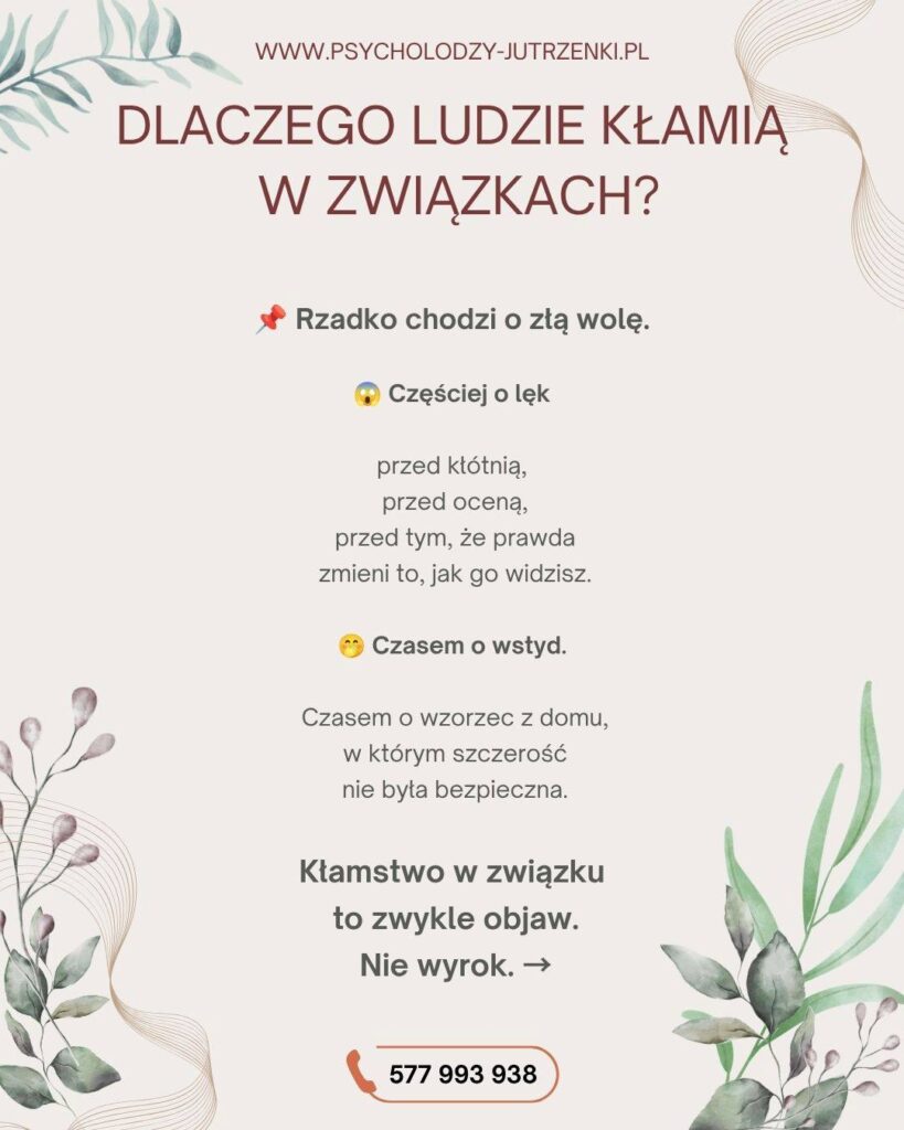 kłamstwo w związku