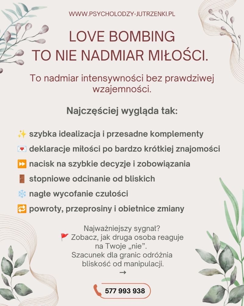 love bombing w związku