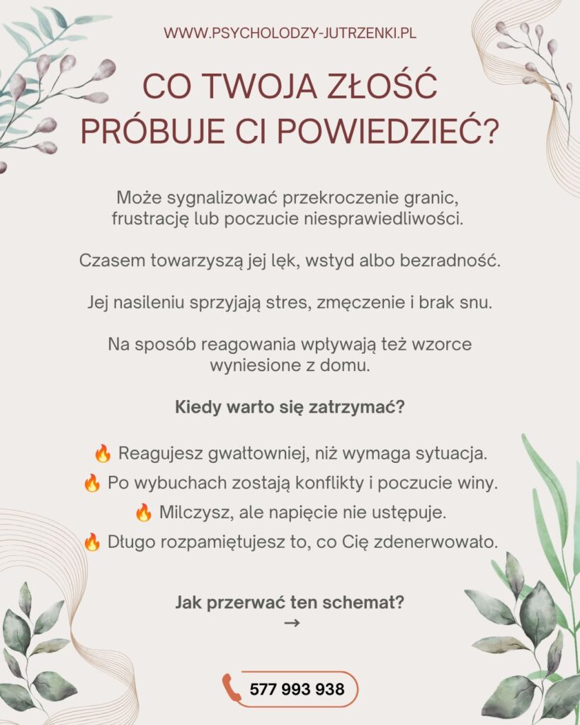 Skąd się bierze złość i kiedy staje się problemem - sygnały ostrzegawcze